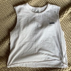 Vans White Tee Small